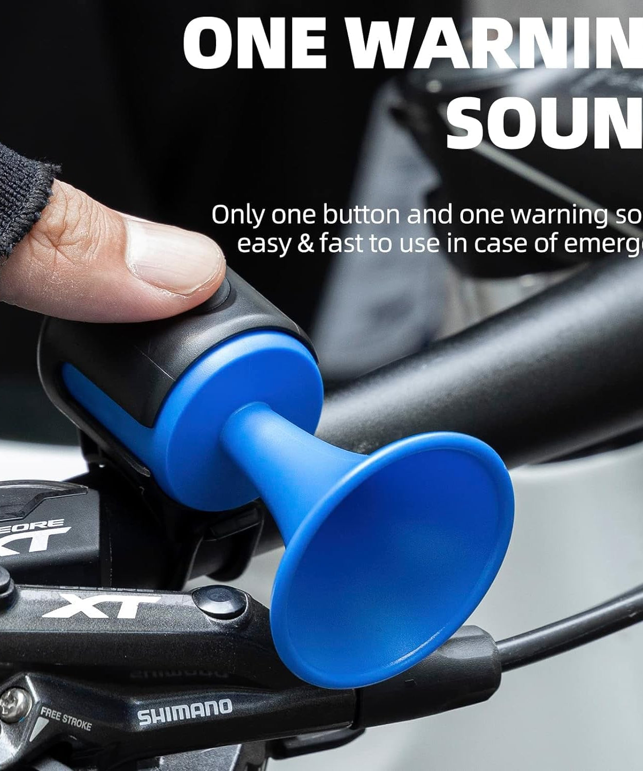 Loud 120dB Bicycle Air Horn – Waterproof Electric Bell with Long Battery Life