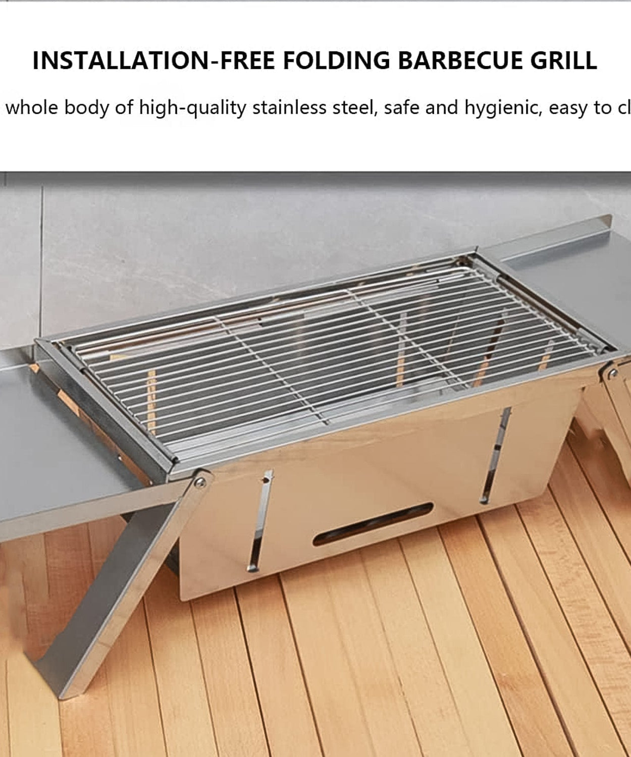 Stainless Steel Charcoal Grill