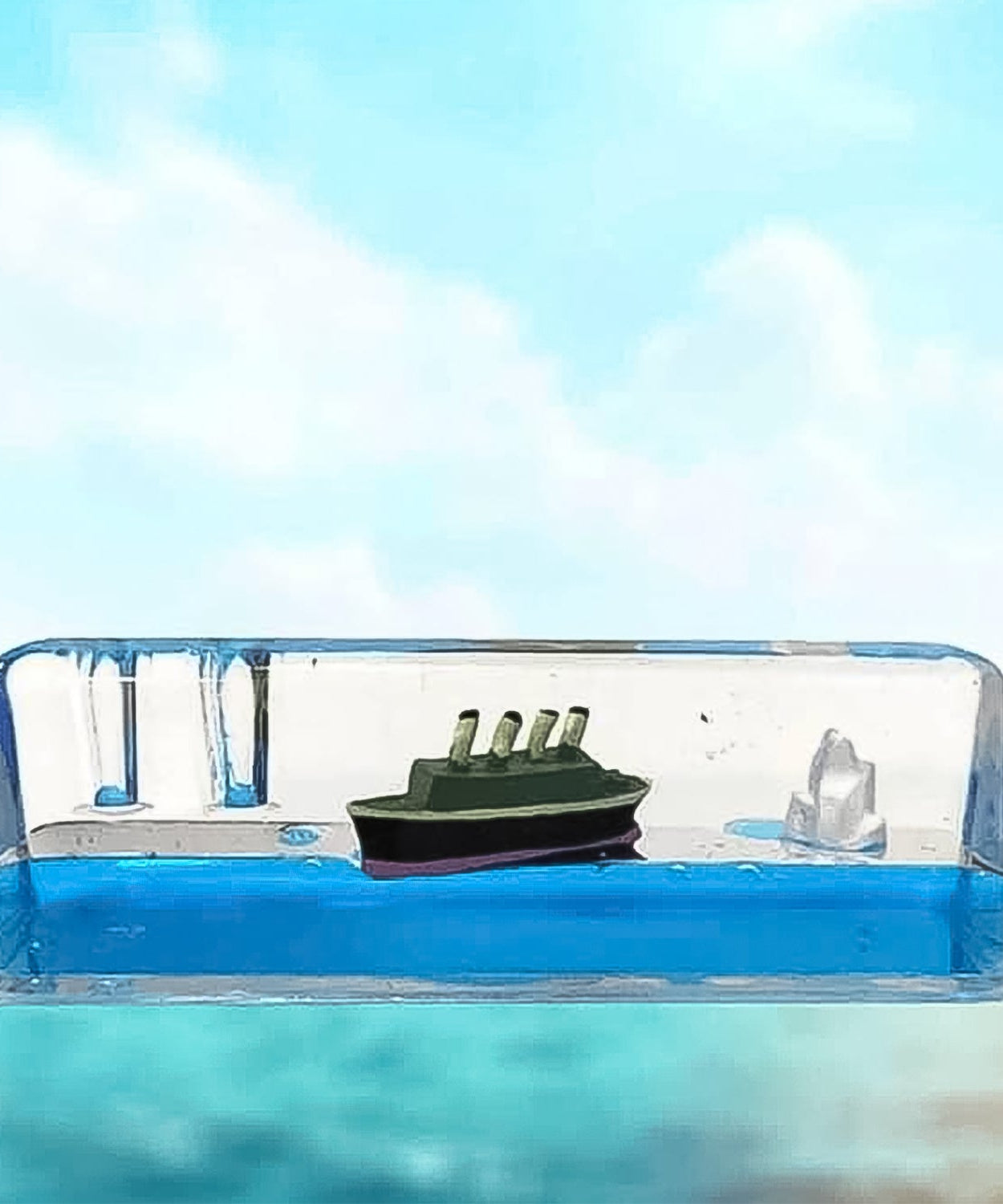 Car Interior Dashboard Decoration Floating Water Cruiser Ship (1 Pc)