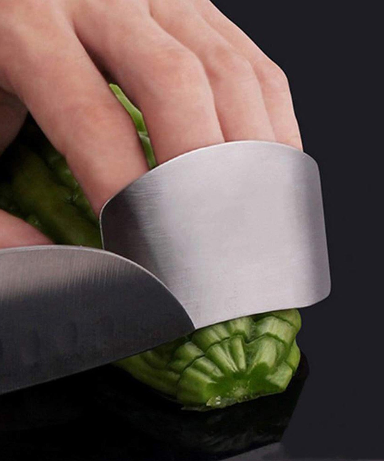 Hand guard for cutting with stainless steel construction