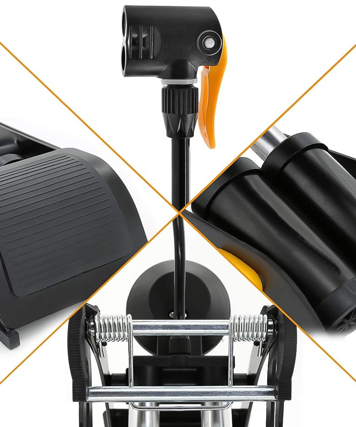 Portable High Pressure Foot Air Pump Compressor for Car and Bike