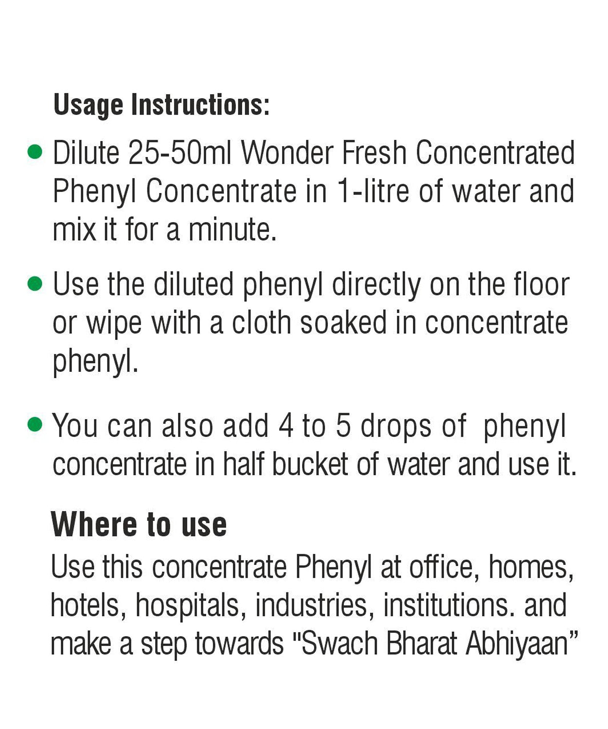Cleaner liquid for mopping, provides disinfectant and insect repellent action