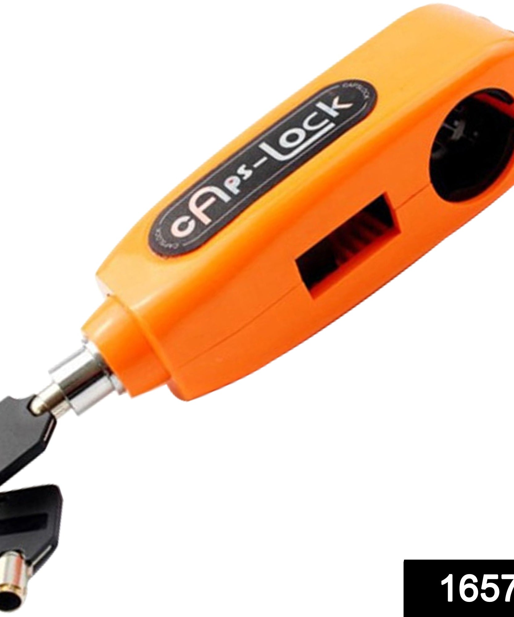 Bike brake lock system with handlebar attachment