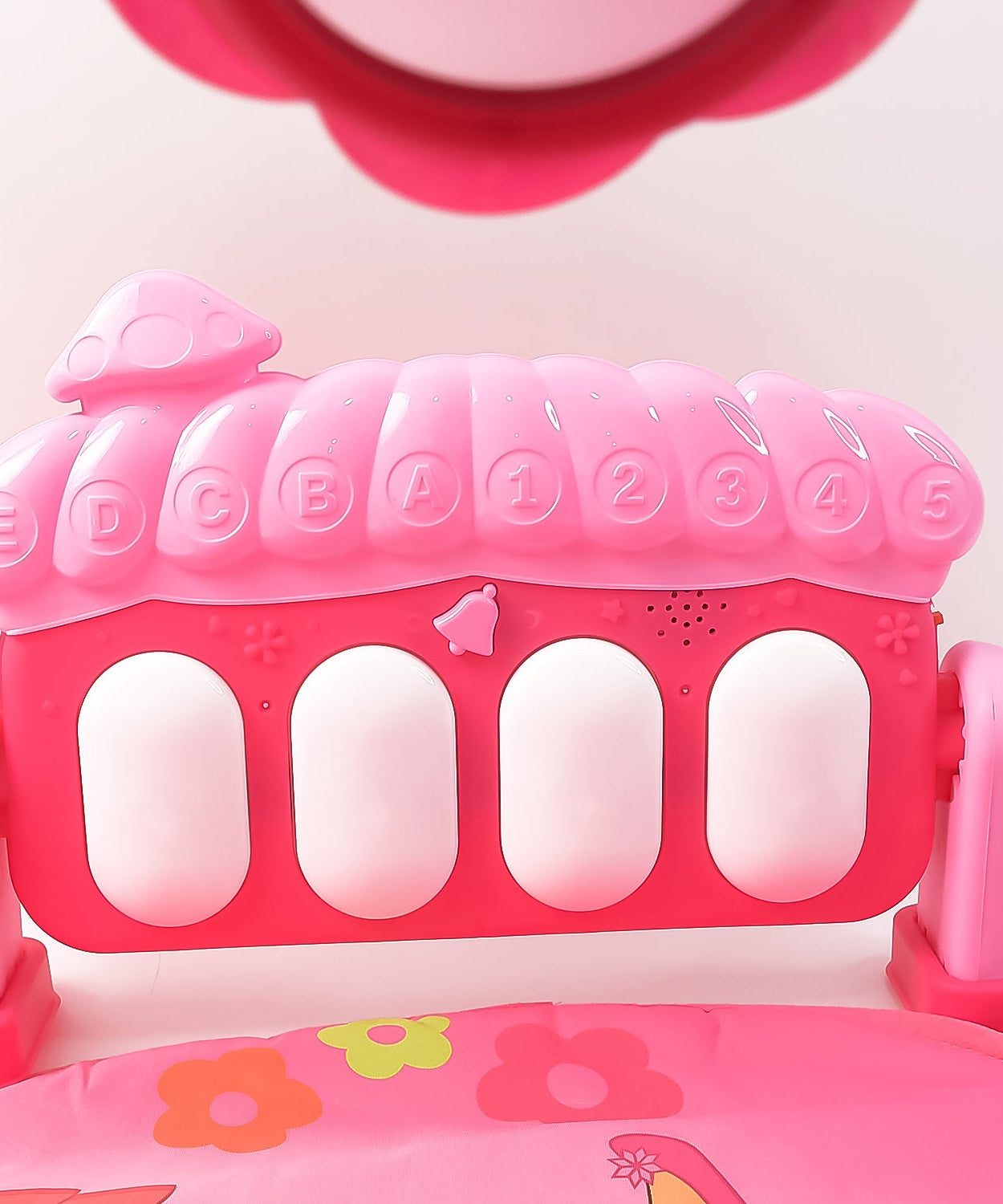 2in1 Baby Kick and Play Piano Gym Mat & Fitness Rack (1 Set)