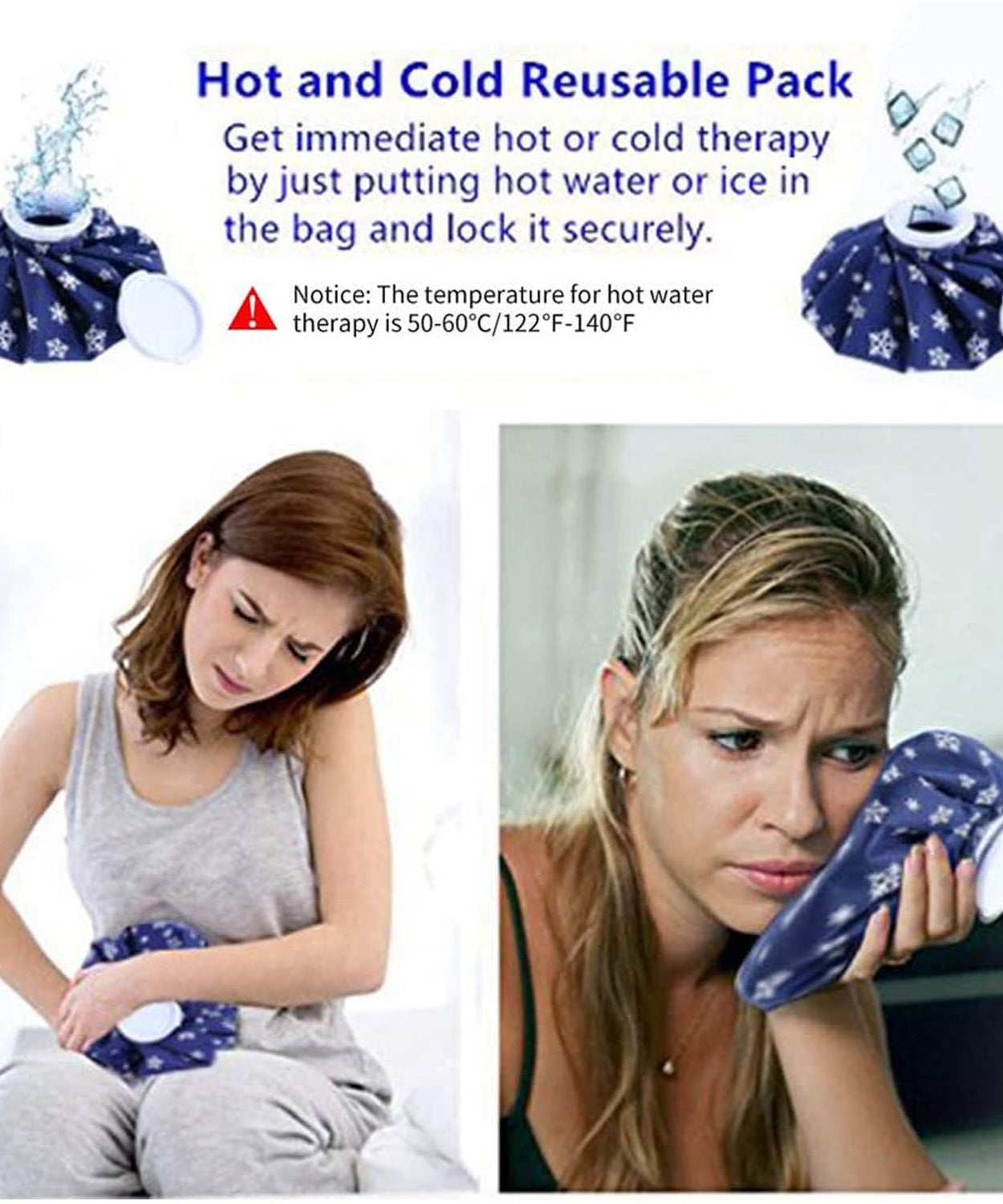 Ice pack for joint pain, featuring an easy-to-use design