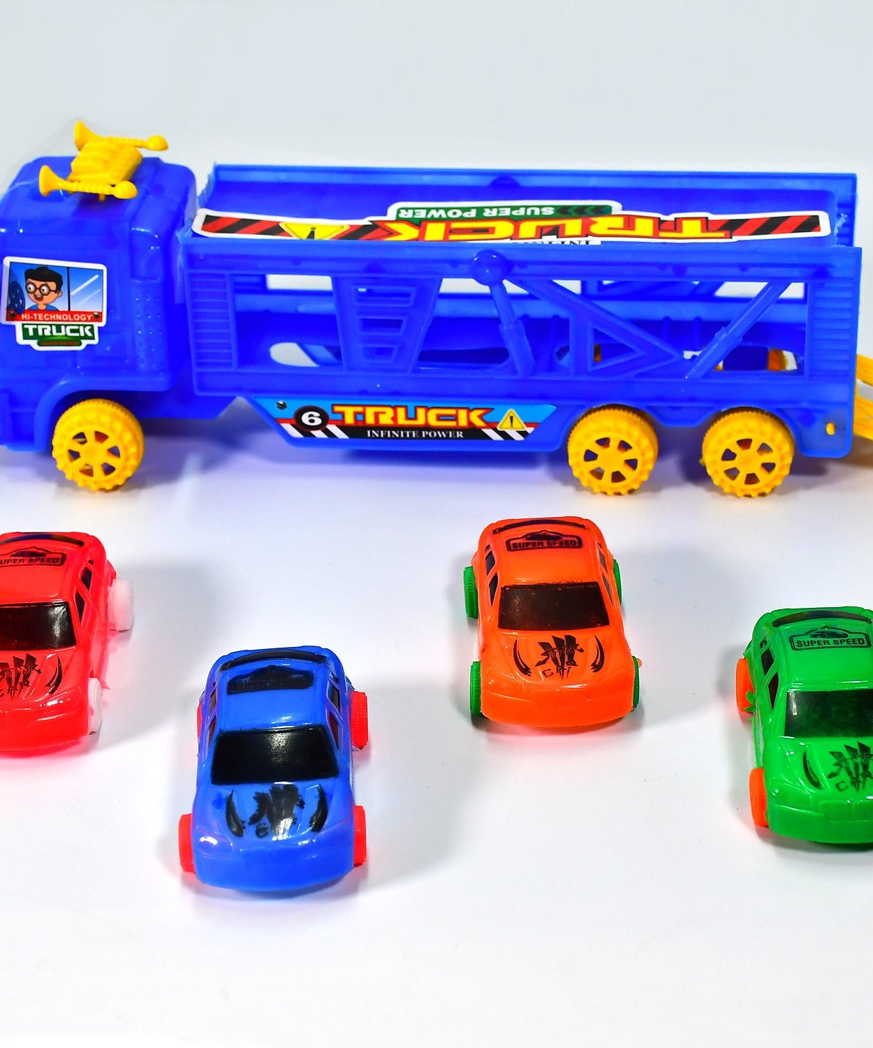 Mini cars toy set with truck