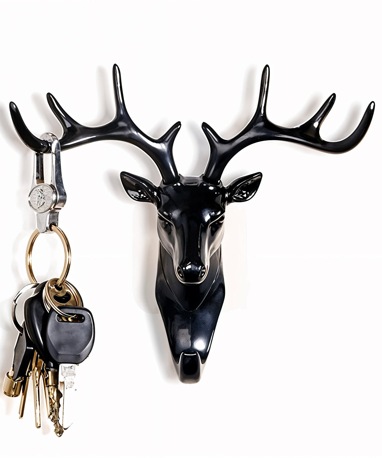Deer Head Self Adhesive Wall Door Hook Hanger
