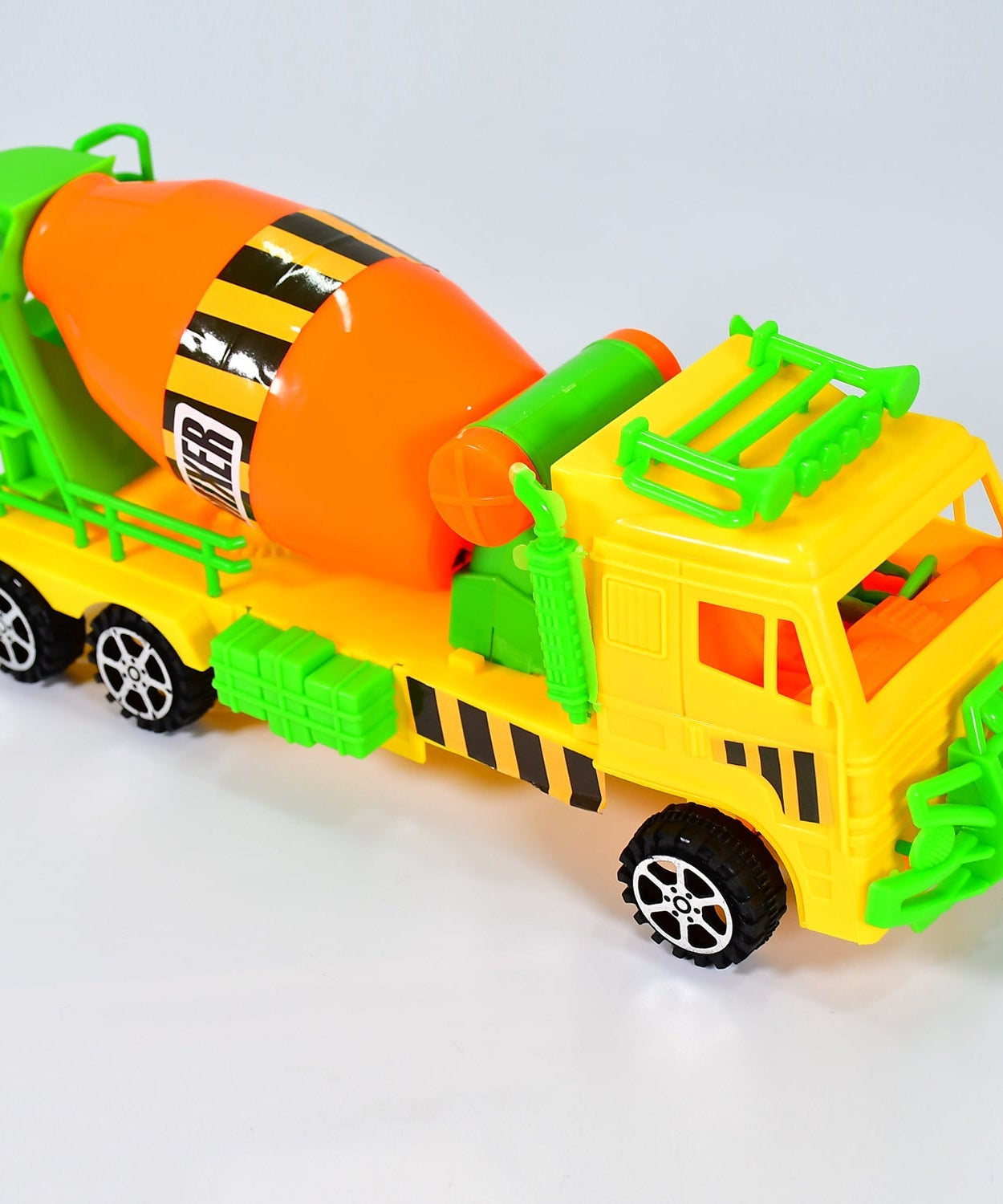 Colorful cement mixer truck toy