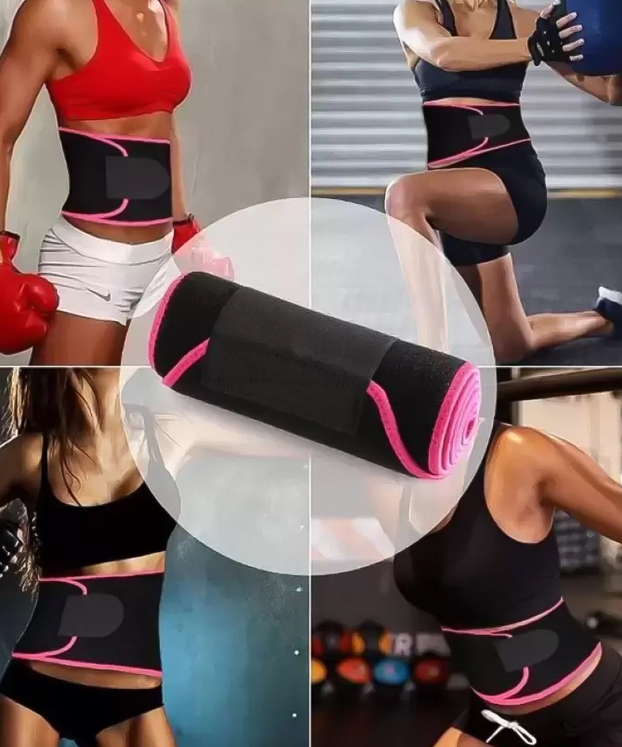 Waist Support Belt Neoprene Ab Belt Trainer (1 Pc)