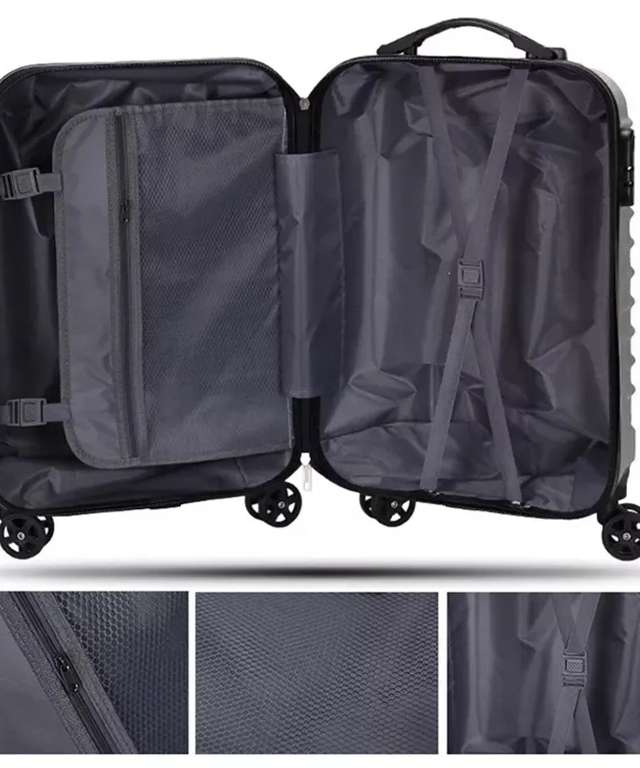 Versatile trolley bags in different colors