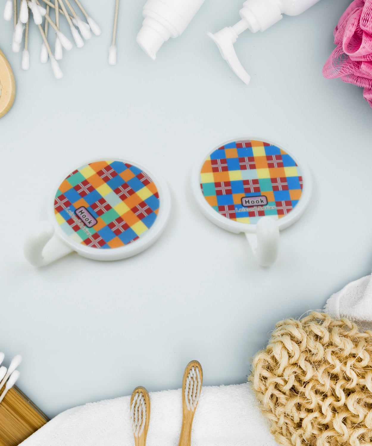 Waterproof hooks with strong adhesive