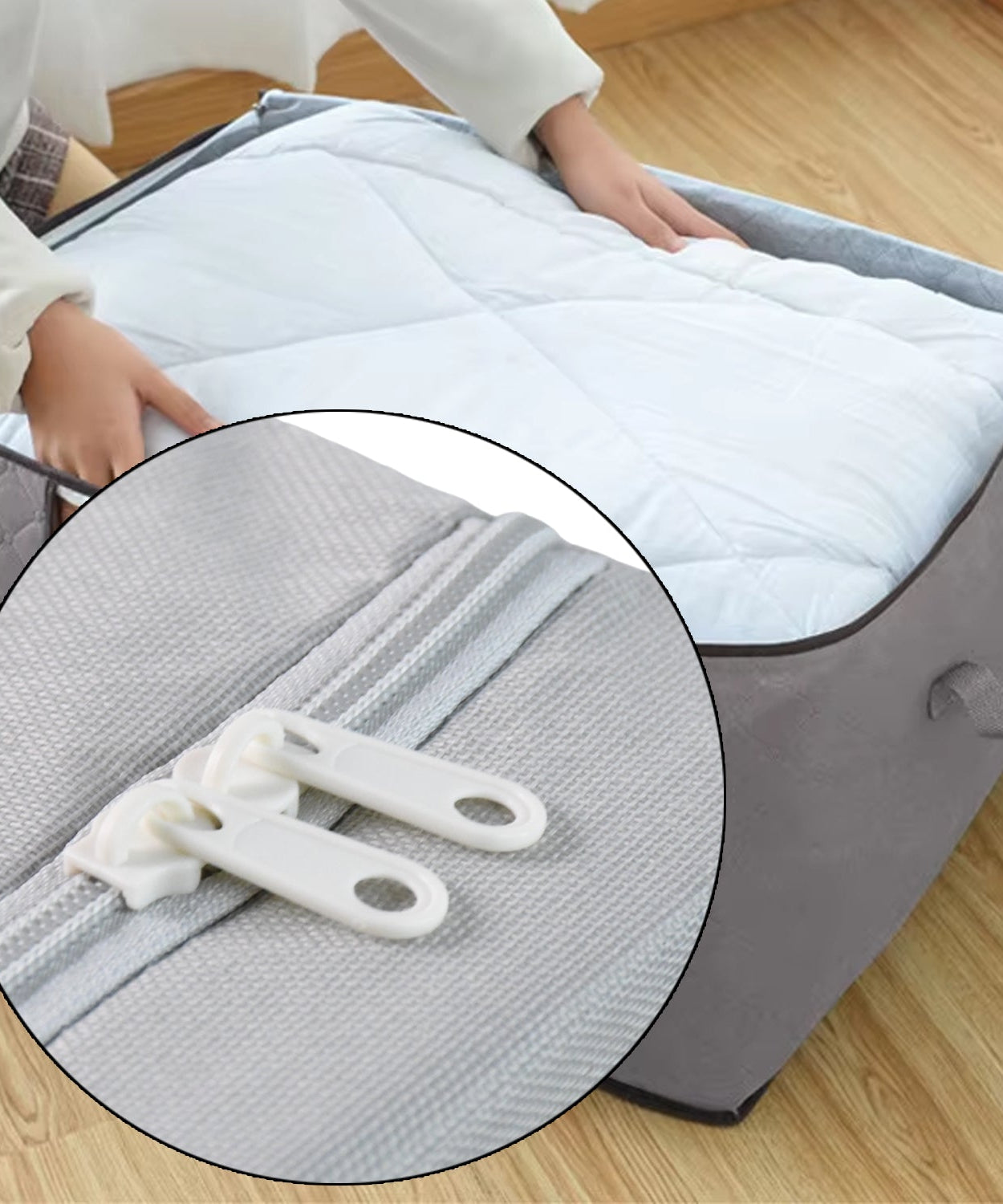 Storage Box with Lid, With Window (50×40 Cm / 1 Pc)