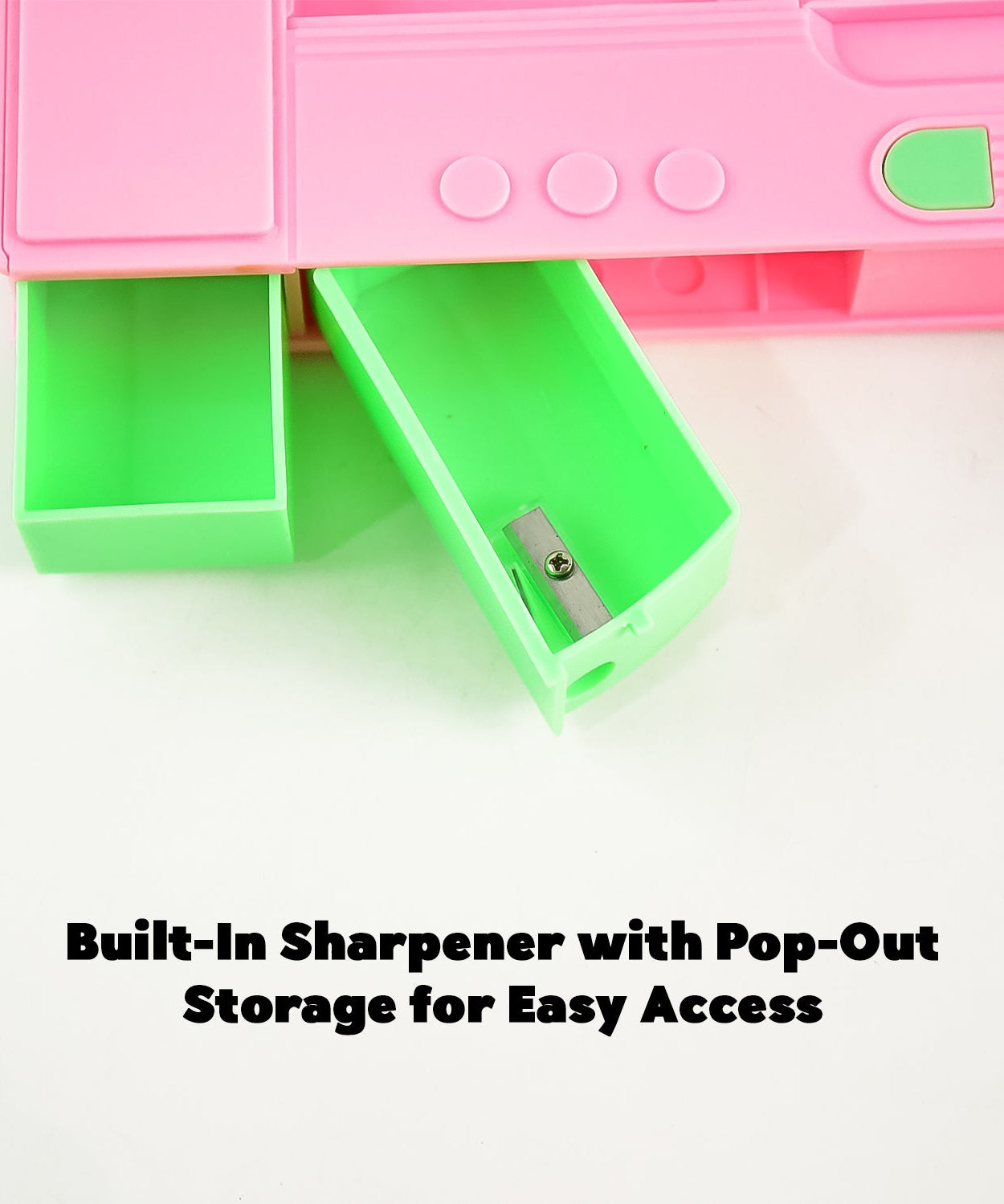 Multi Purpose Gadget Jumbo Pencil Box Compass  Jumbo 2 Side Slot Geometry Box Compass Use School , Traveling & Studio