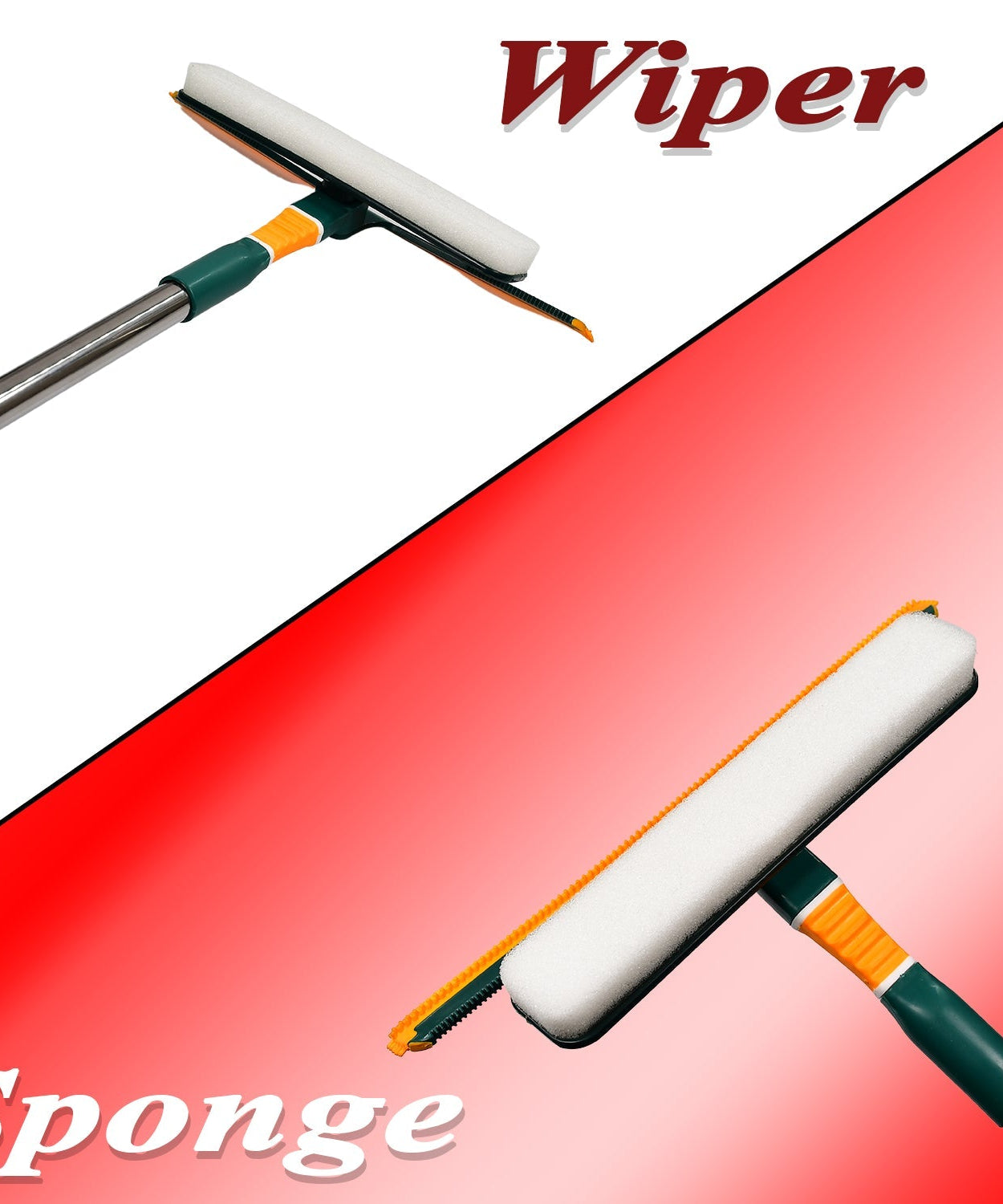 3-in-1 Glass Wiper – Multi-Surface Cleaner for Home & Office