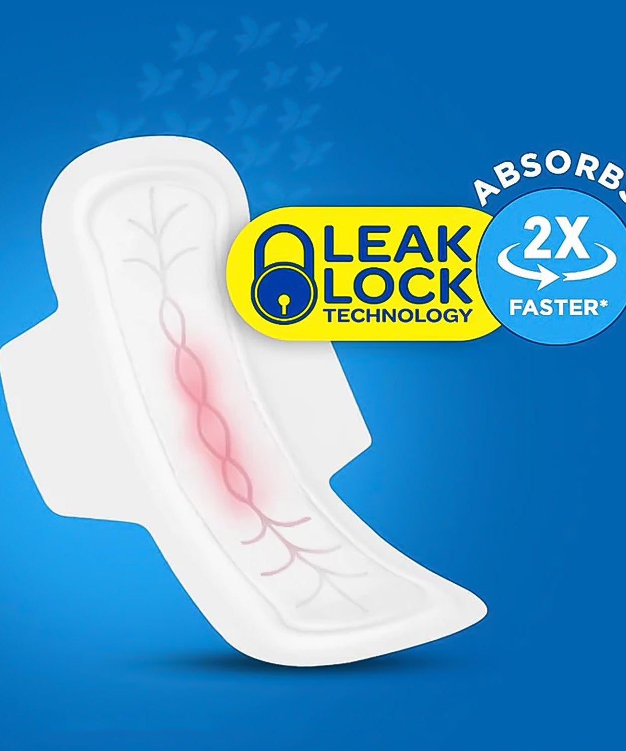 Blue Lady Extra Long Pads With Wides Wings Sanitary Pads – 290 mm, 40-Pack