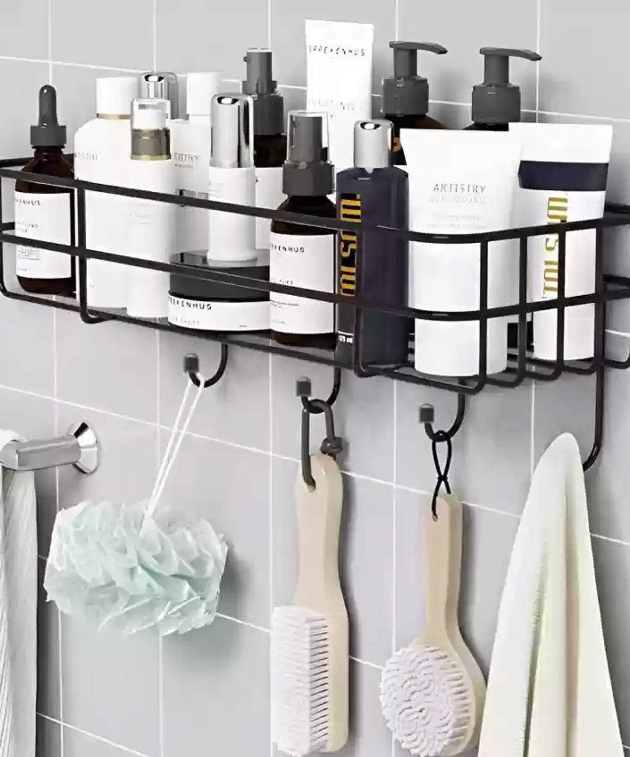 3 in 1 Shower Shelf Rack for storing and holding various household stuffs and items etc.