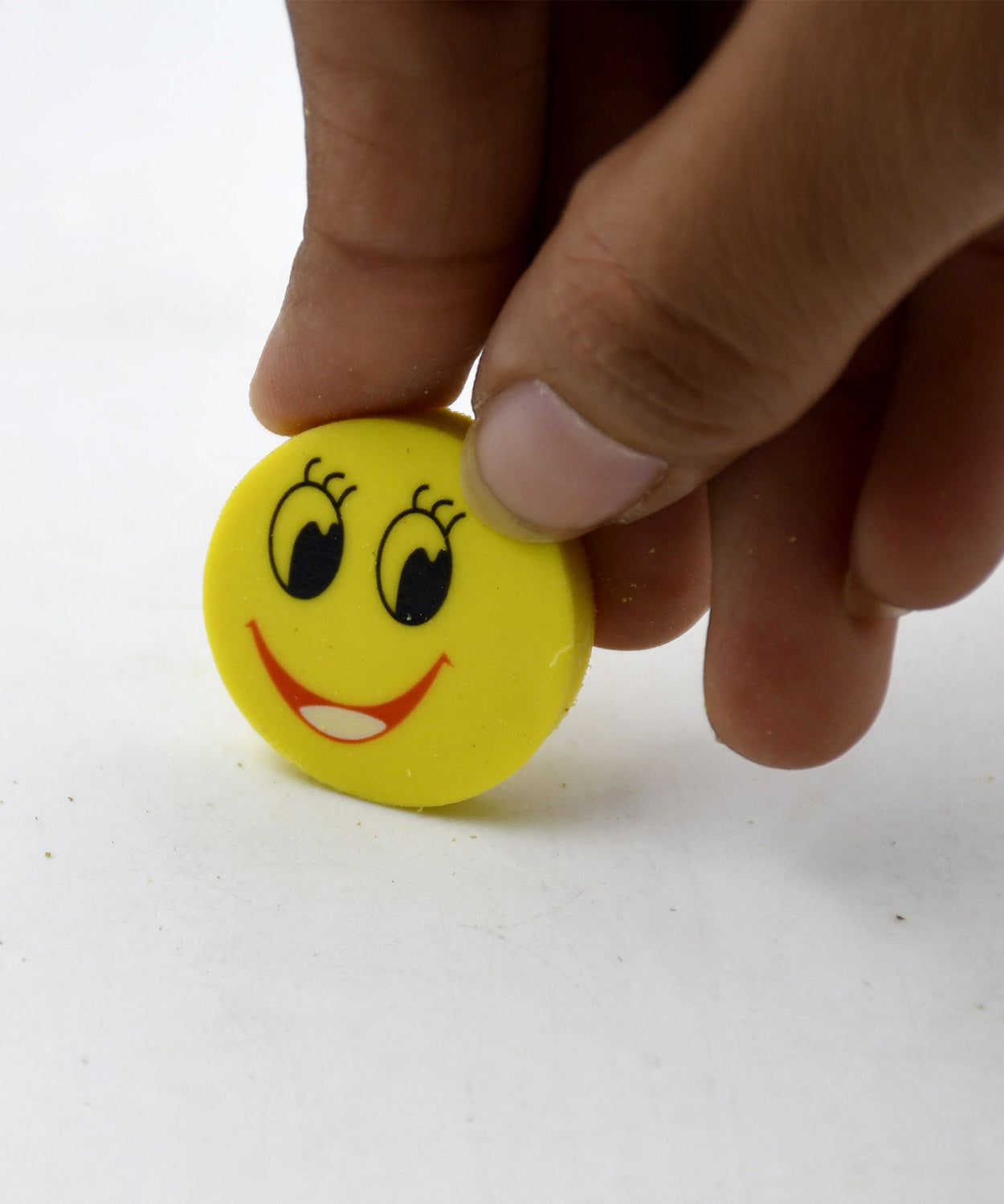 Cute Smile Emoji Eraser Set – Perfect for Kids (4pc Set)