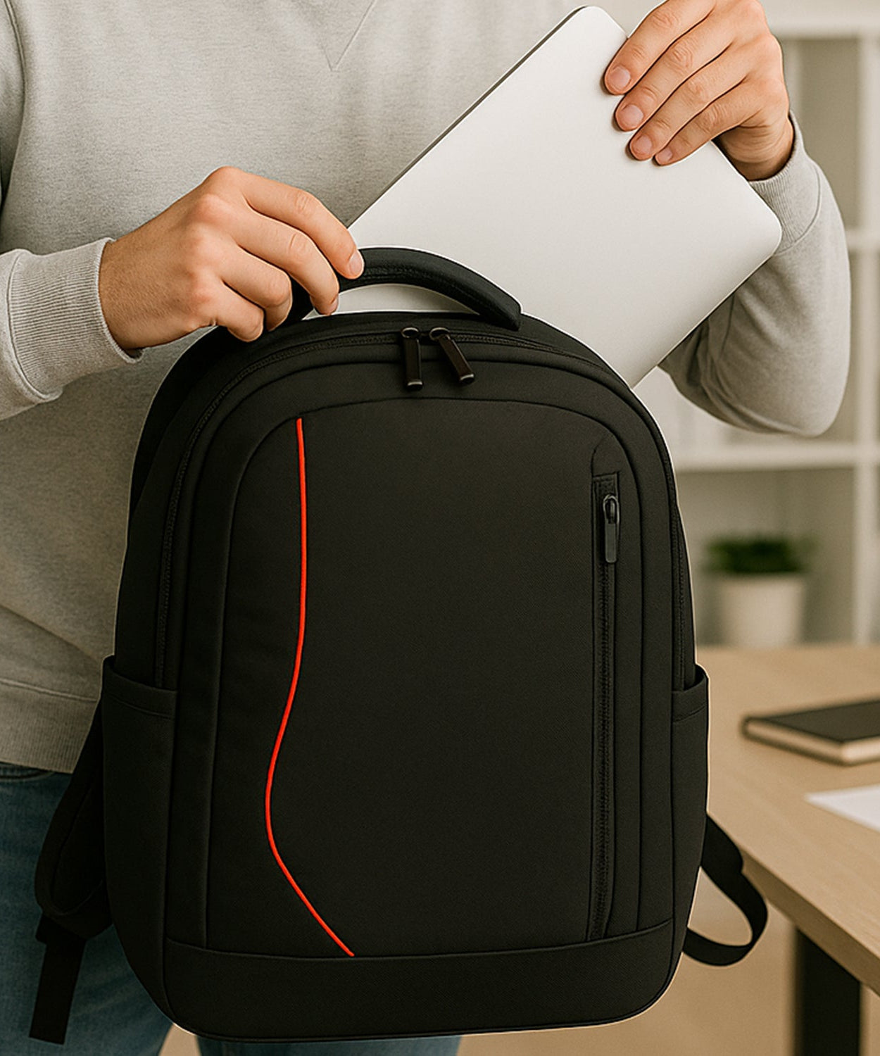 Waterproof Laptop Shoulder Bag for Men & Women