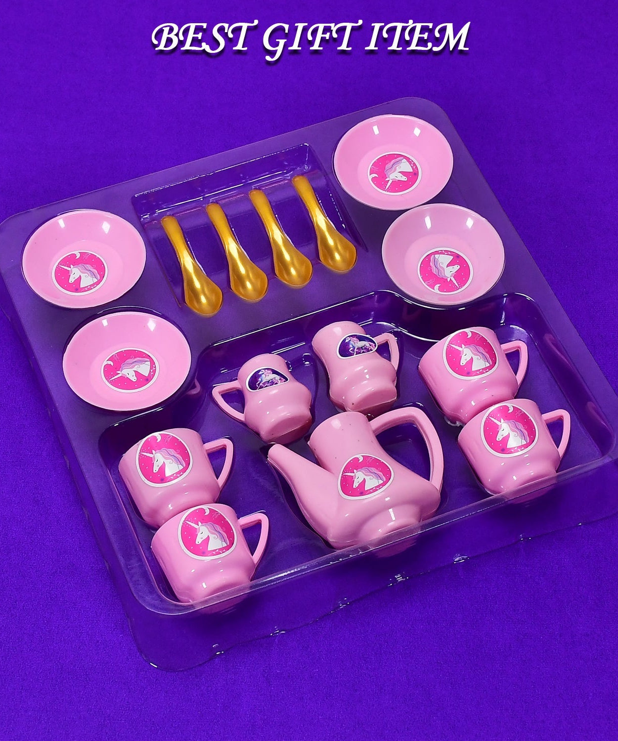 15-piece tea set for boys and girls