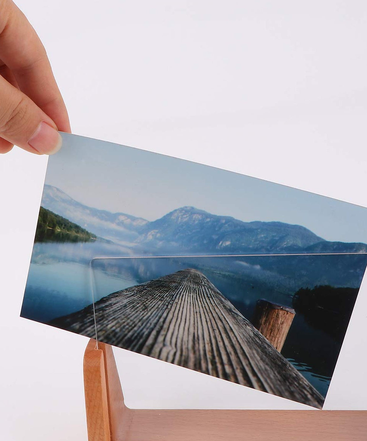  Wooden Picture Stand, Photo Frame Stand (1 Pc)