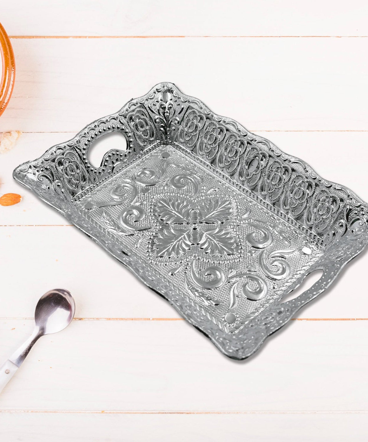 Decorative Mukhwas & Dry Fruit Serving Tray – Fancy Candy Plate