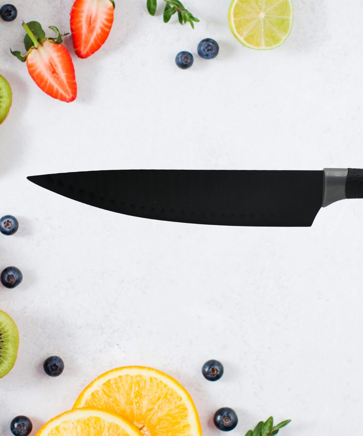 6 Pieces Professional Kitchen Knife Set, Meat Knife, Chef's Knife with Non-Slip Handle for Home, Kitchen and Restaurant with Chef Peeler and Scissor (Stainless Steel / 6 Pcs Set)