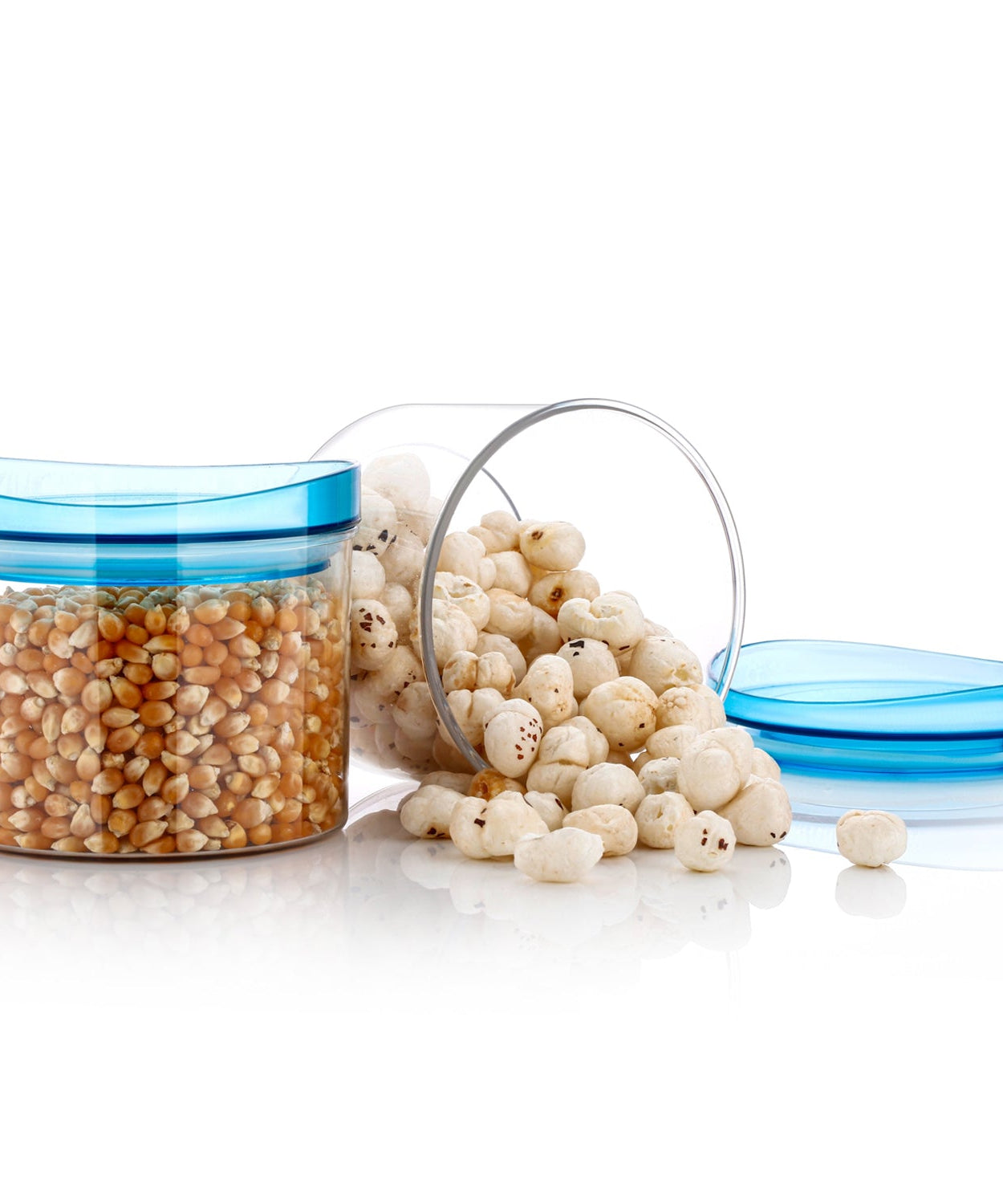 Air Tight & Unbreakable Kitchen Jar Set Food Storage Containers for Dry Fruits, Spices, Snacks, Pulses (2 Pcs Set)