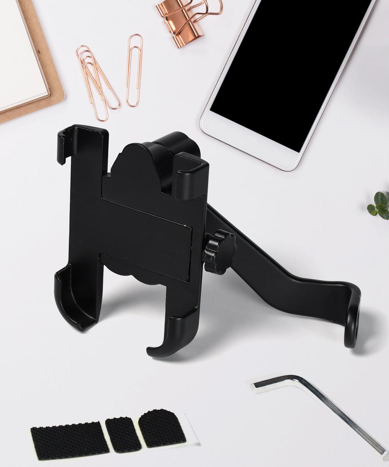 Metal phone cradle stand
