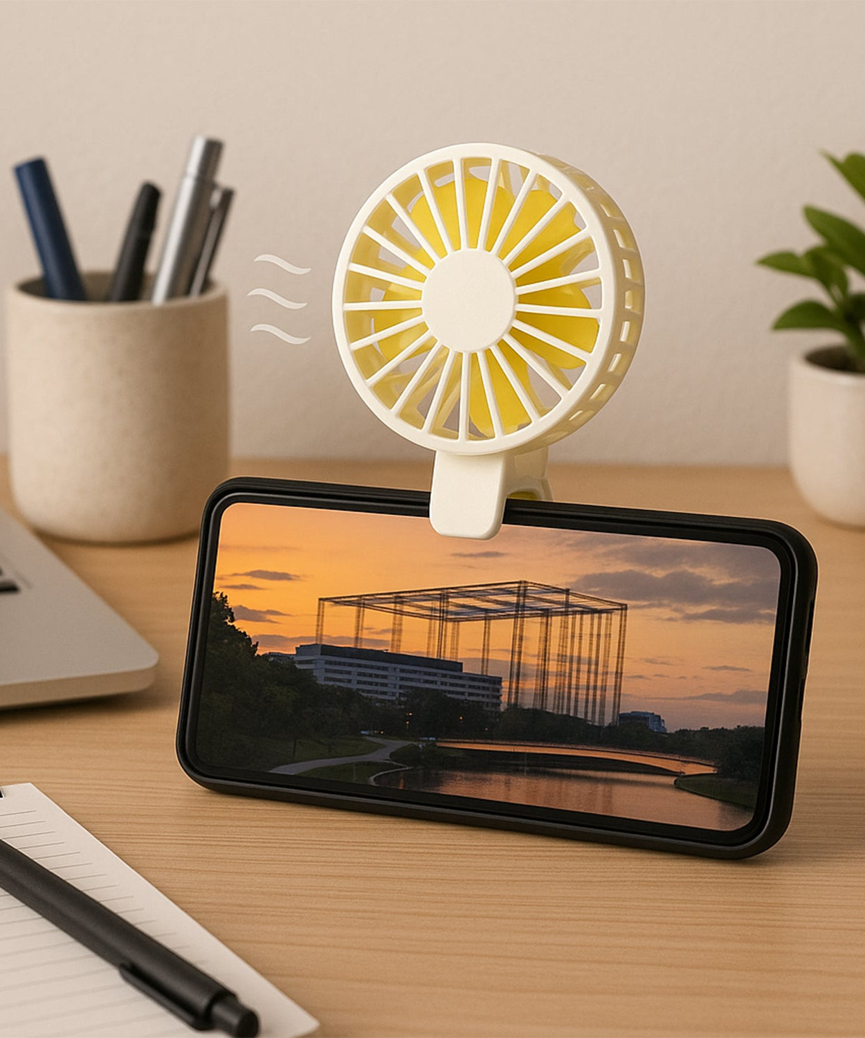 Mini USB Handheld Fan, Portable Rechargeable Mini Fan for Home, Office, Travel and Outdoor Use (1 Pc)