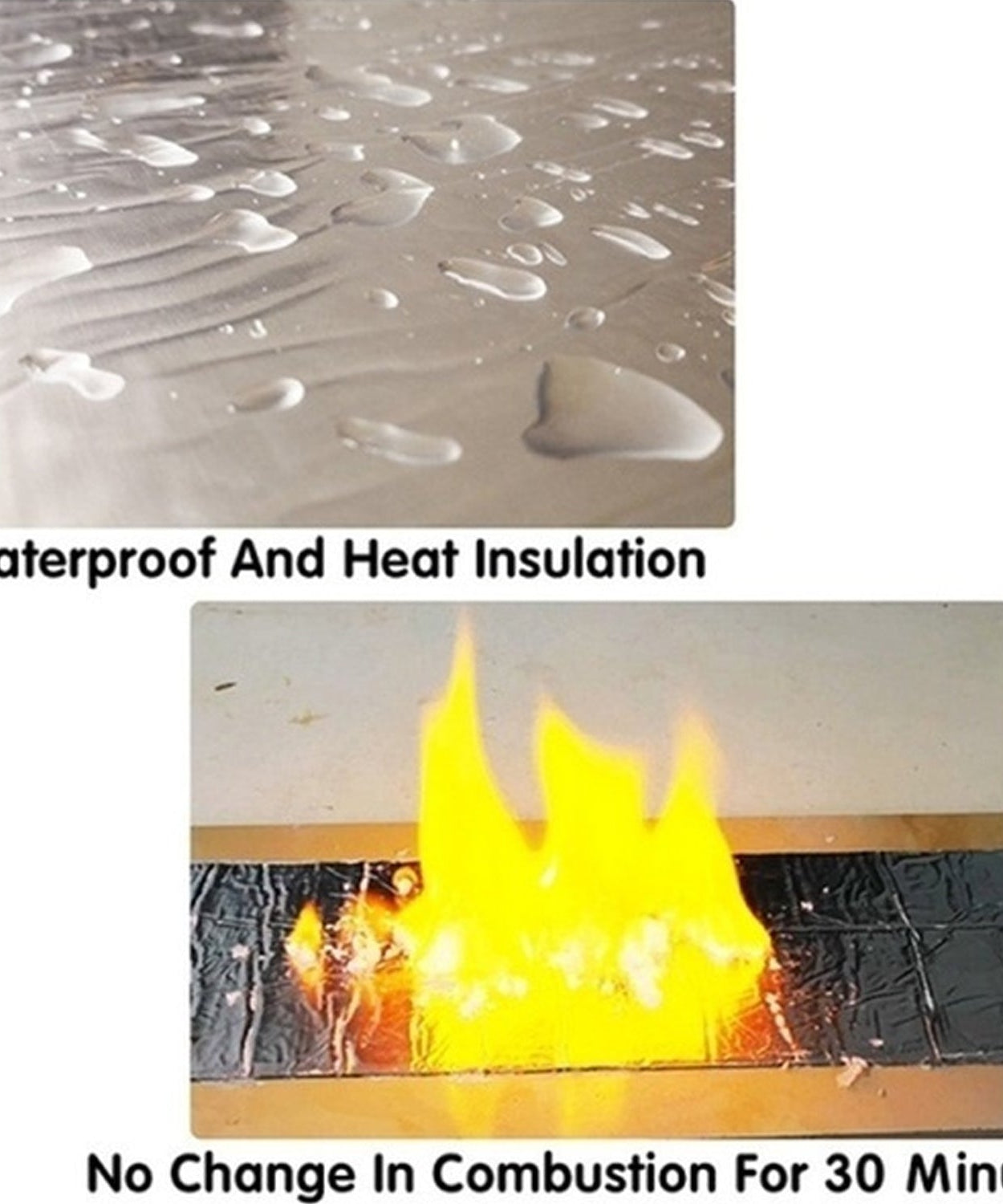 Reflective duct tape for high-temperature environments