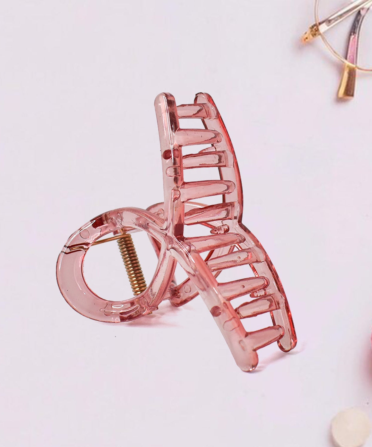 Plastic Hair Clamp Grip, Simple Matte Hair Barrette Clamp (1 Pc)