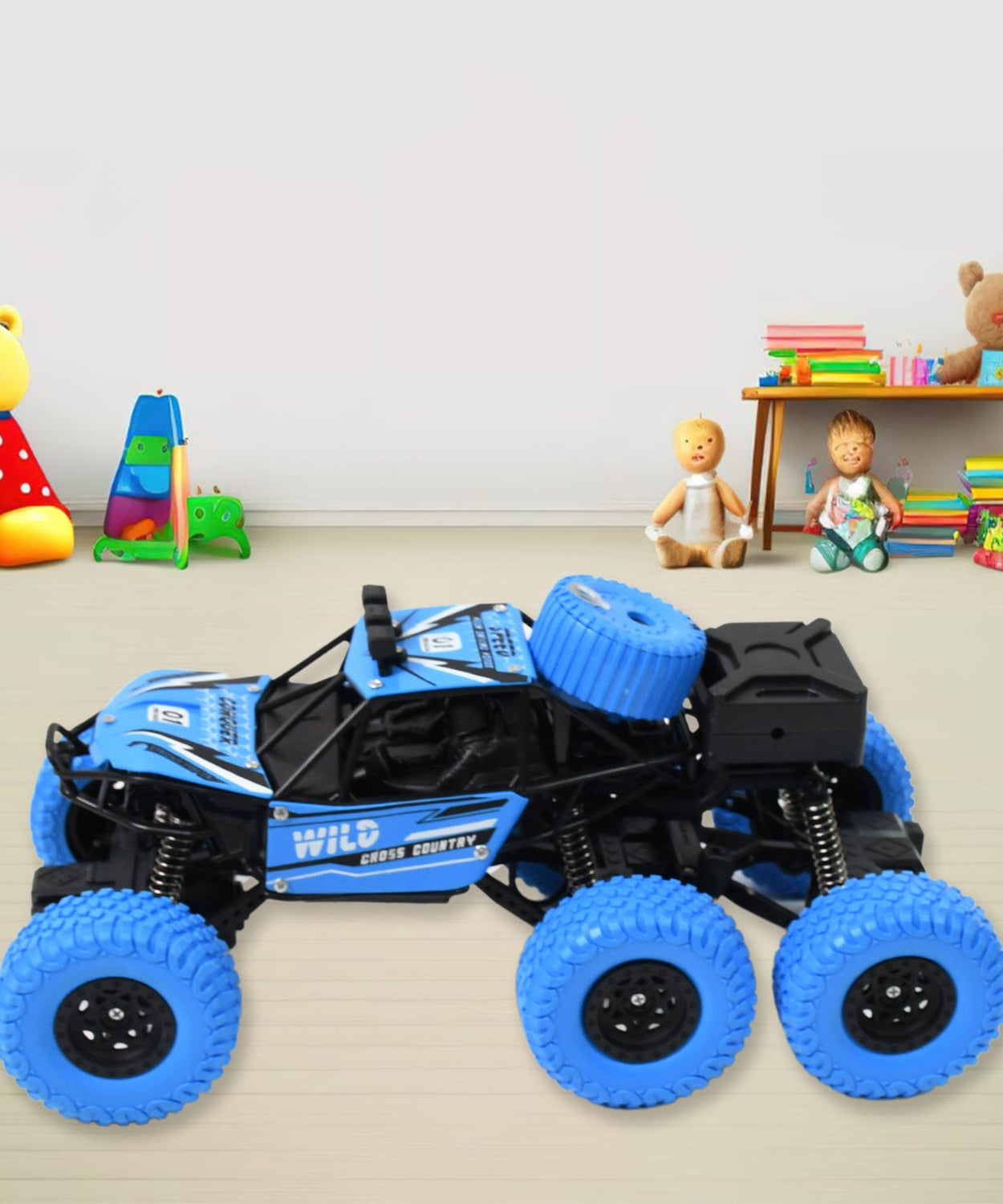 Rock Climber Car, 8 Wheels Climbing Car (1 Pc / Remote Battery Not Included)