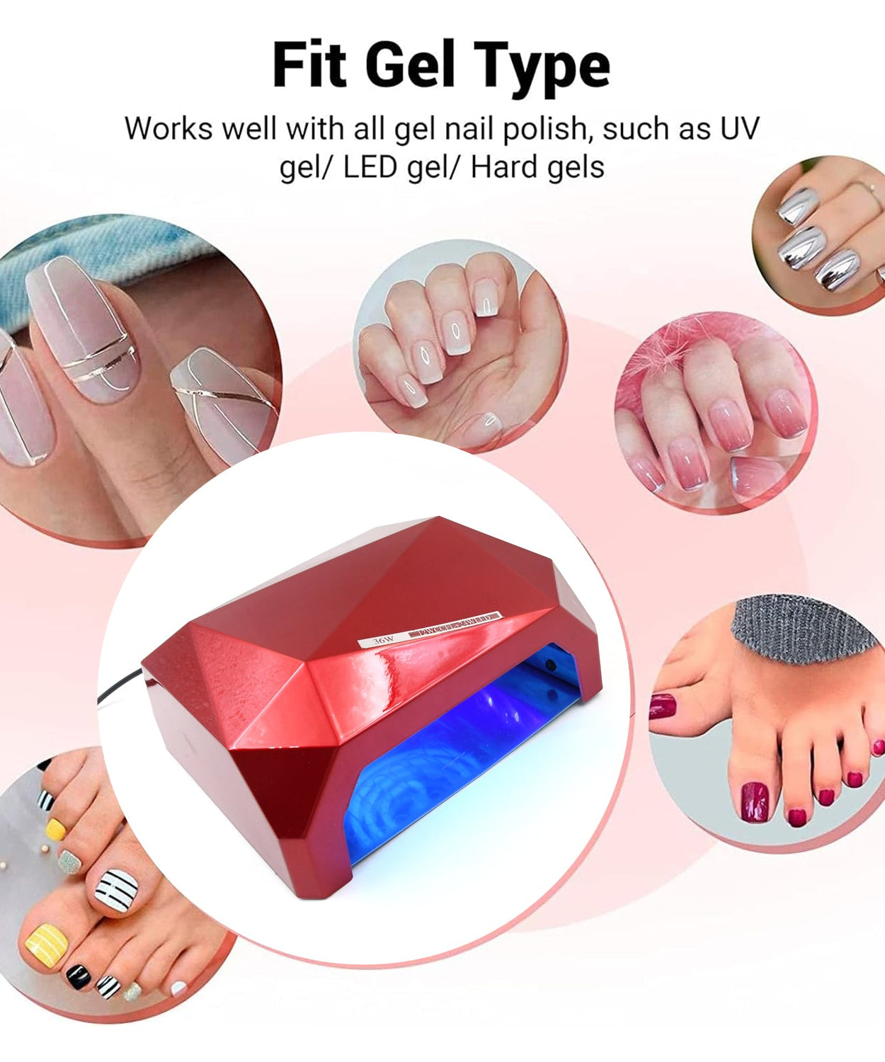 QuickDry 36W LED Nail Lamp