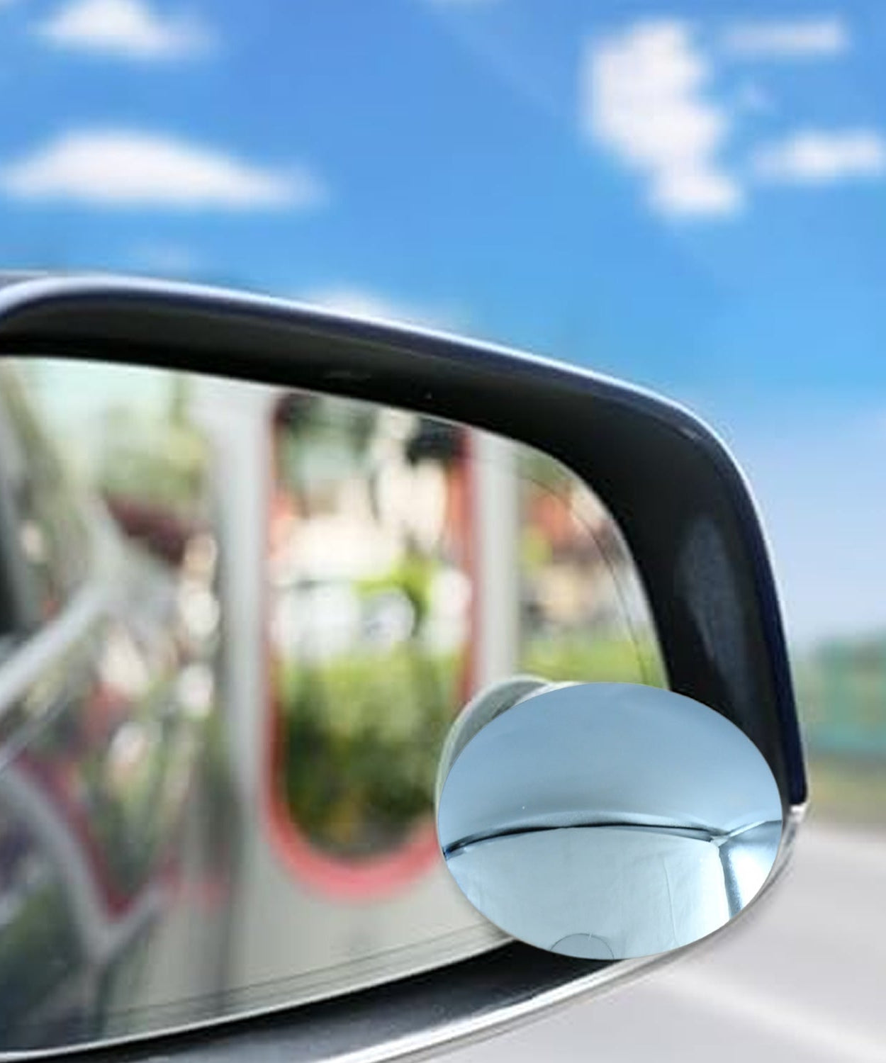 Car Blind Spot Side Mirror Round HD Glass Blind spot Mirror (2 Pc)