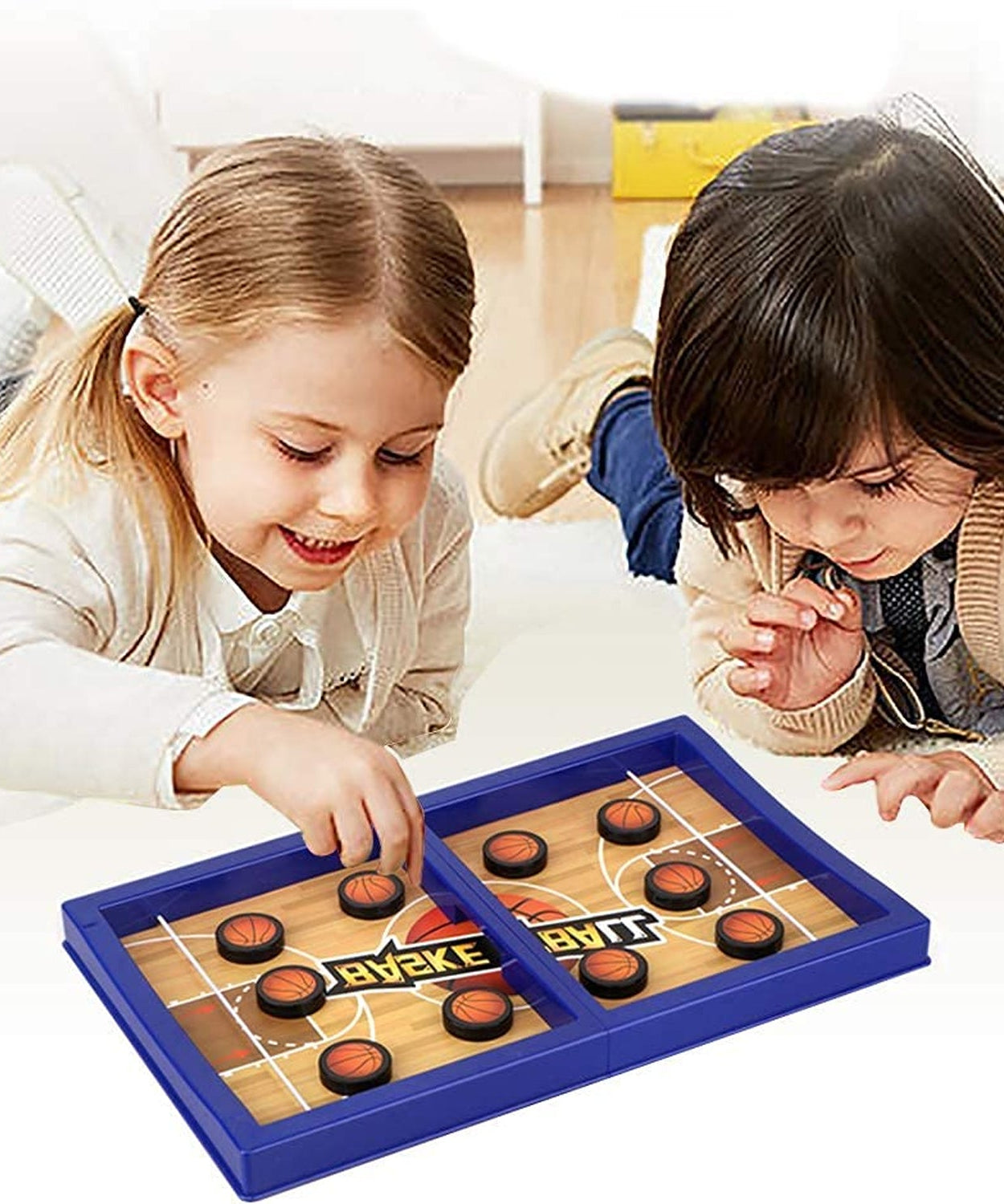 Fast Sling Basketball Puck Game Paced Table Desktop Battle Ice Hockey Game for Adults and Kids Parent-Child Winner Board Games Interactive Toy, Desktop Table Game