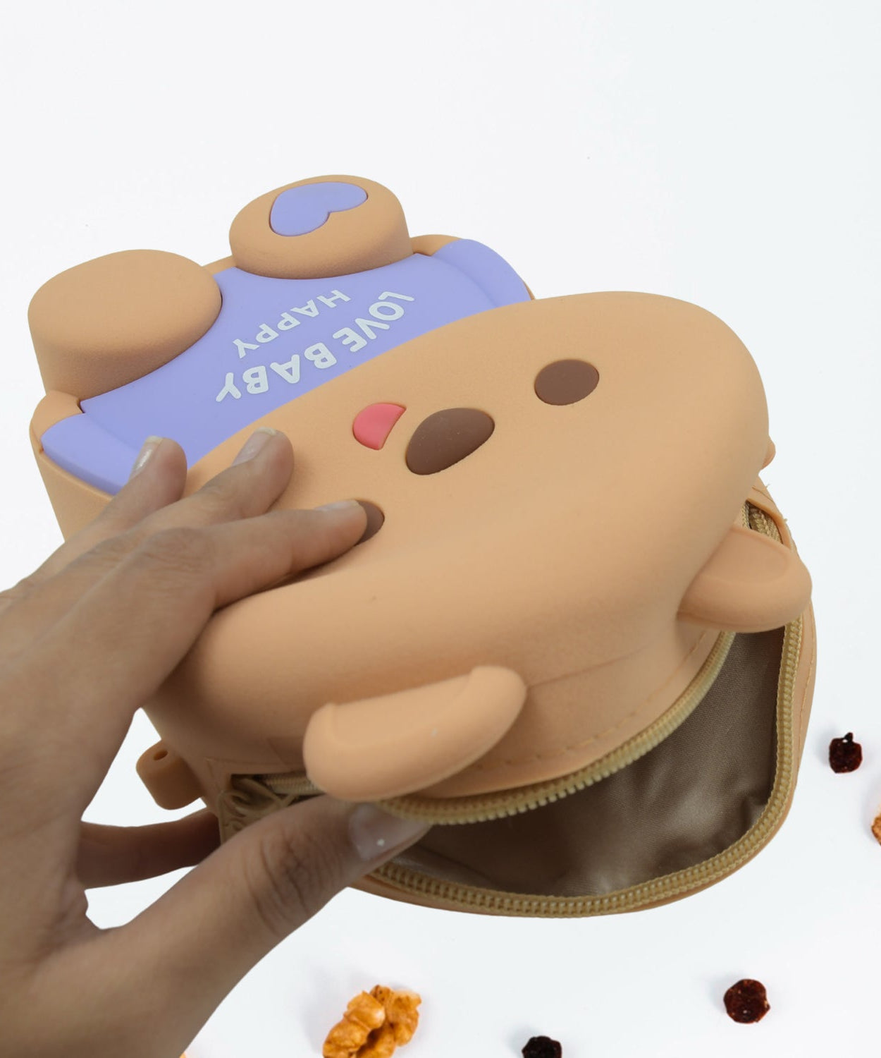 Cute Cartoon Girls' Backpack, Shoulder Bag / Purse, Portable, Mini Silicone Handbag Girls, Children's Bag / Purse For Girls Women, Gift Girls Bag Accessories (1 Pc)