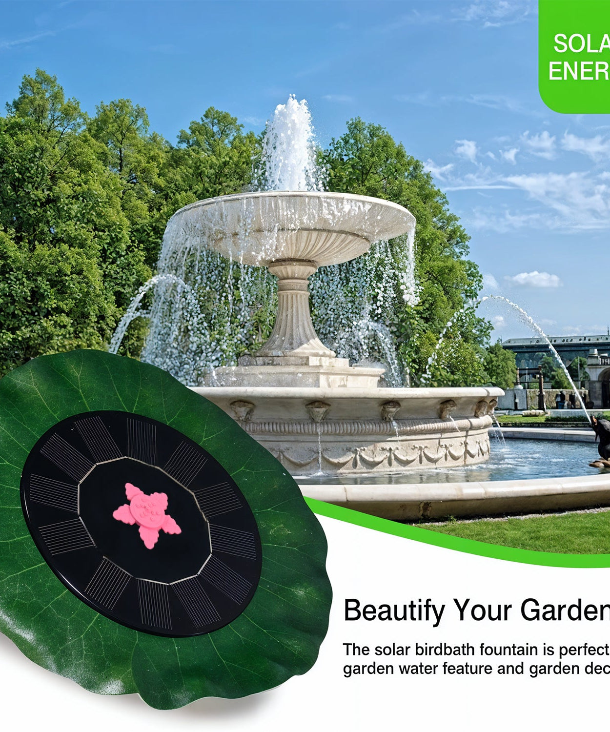 Lush Spray Solar Pond Jet