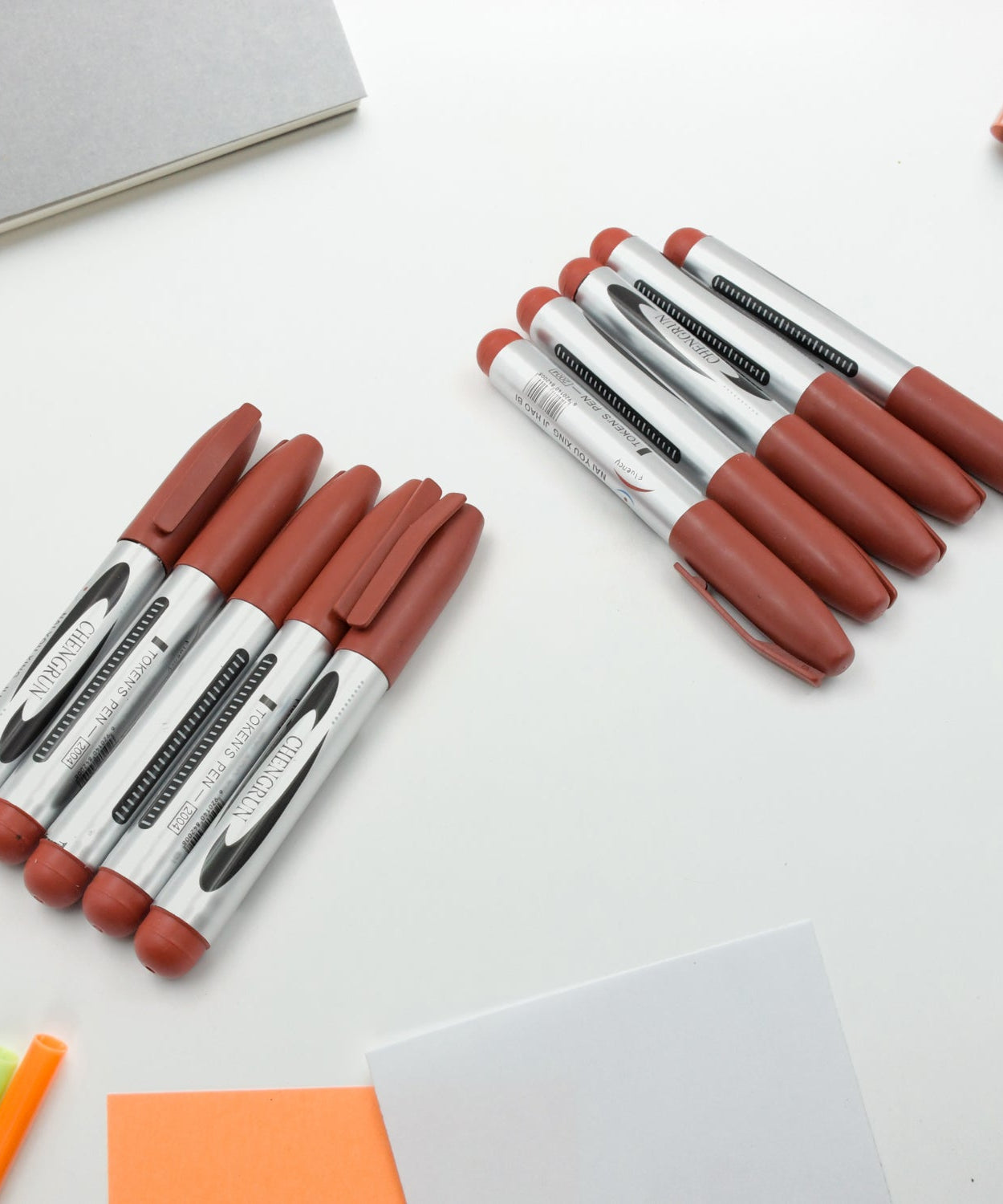 10Pc Marron Marker Permanent (10 Pc Set)