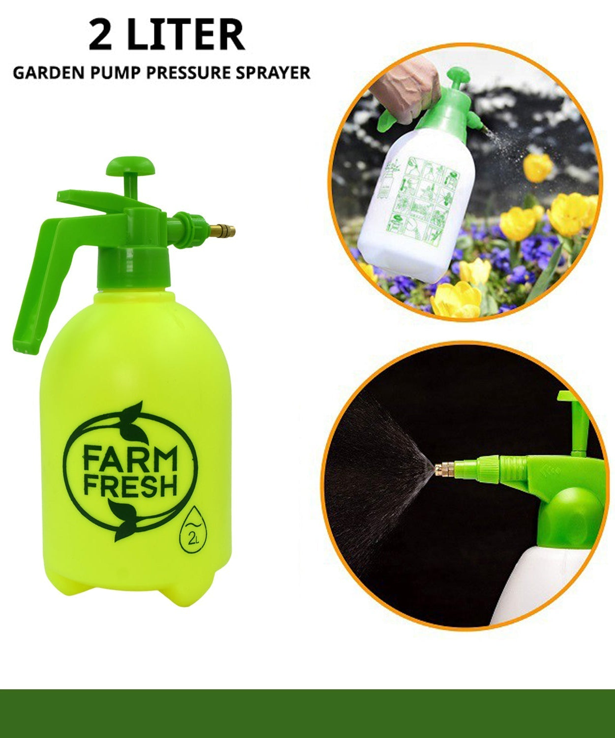 Garden sprayer for large areas
