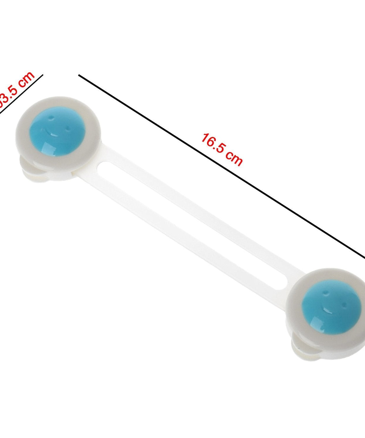 Single baby safety strap lock, effective and secure.