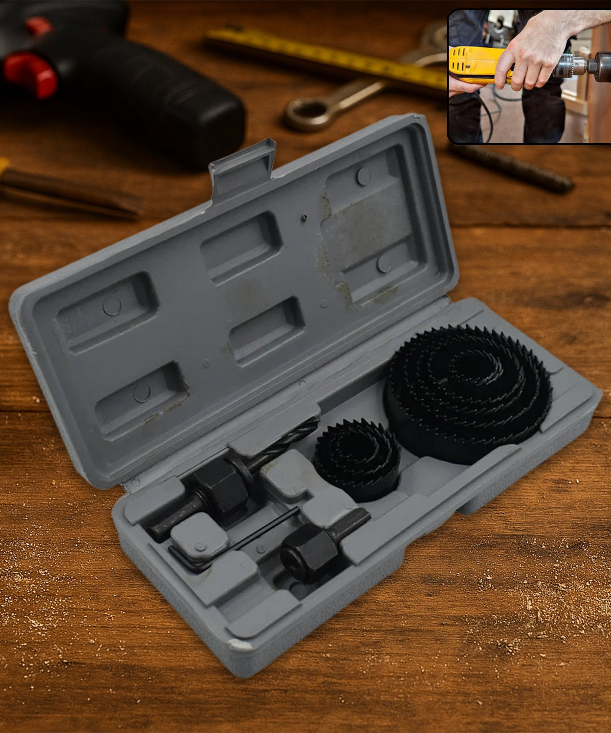12 pcs 19-64mm Hole Saw Kit