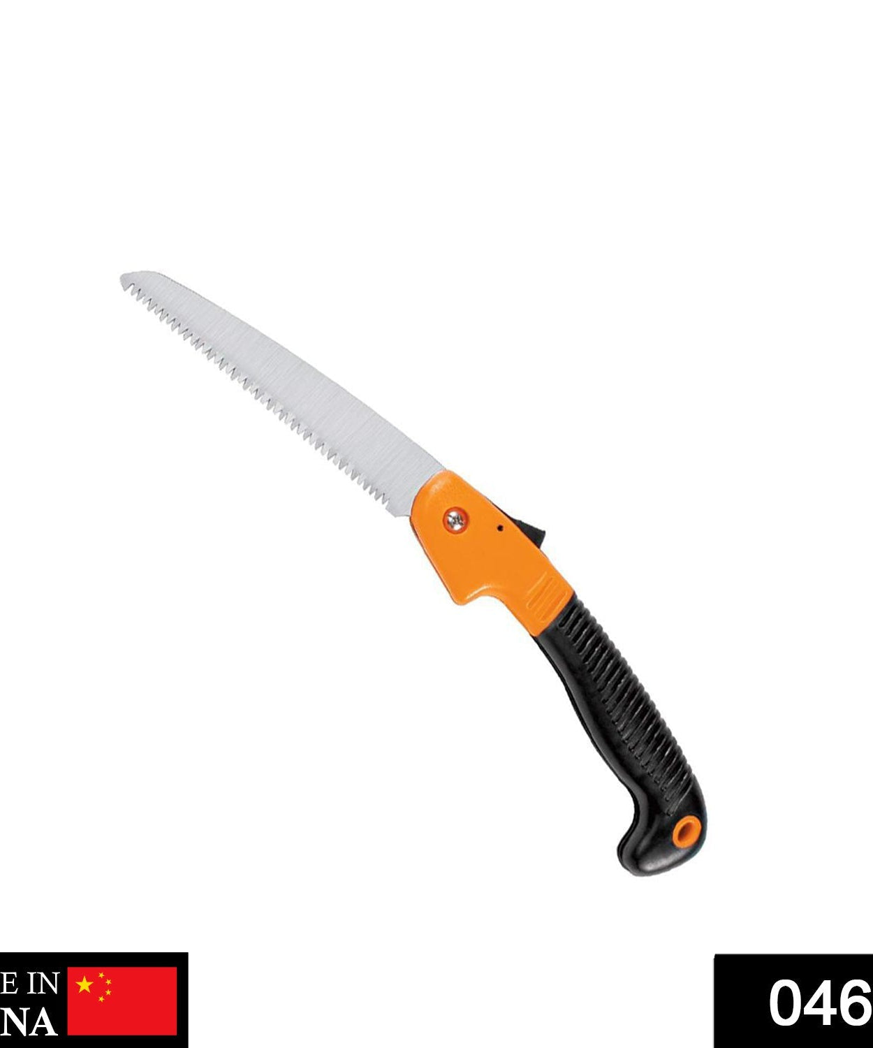 Compact folding saw for pruning and woodwork.