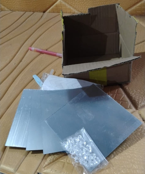 Cube Tulip Night Lamp | Led Decorative Nights Lamp (Multicolor & Design / 1 Set)