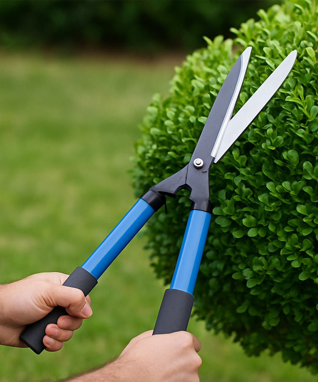 Gardening Tools - Heavy Duty Hedge Shear Adjustable Garden Scissor with Comfort Grip Handle
