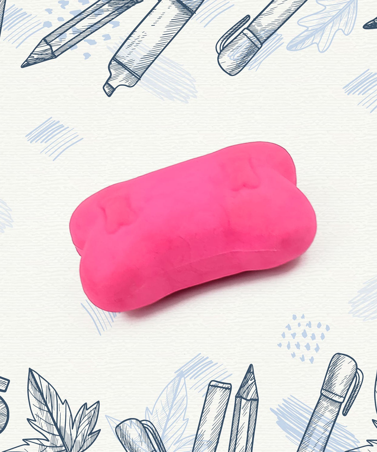 B Grade Bone Erasers Cartoon Eraser (1 Pc / Mix Colour)