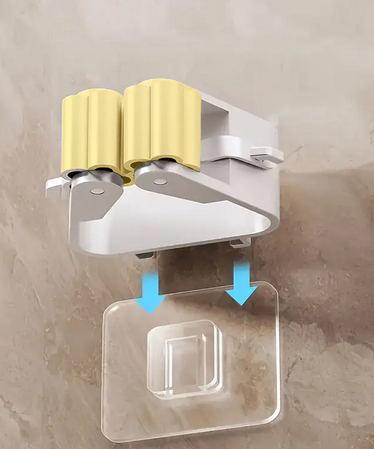 Magic Sticker Series Self Adhesive Mop and Broom Holder