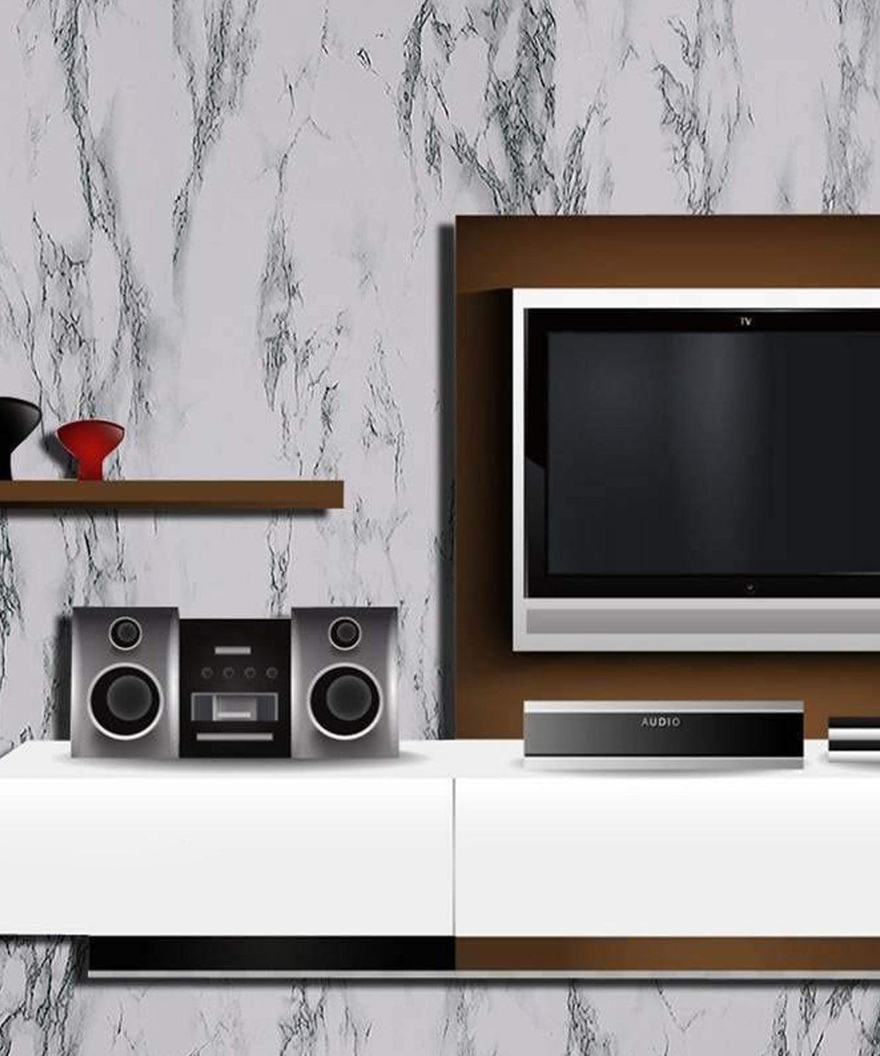 Adhesive Kitchen Wallpaper (2m x 60 Cm)