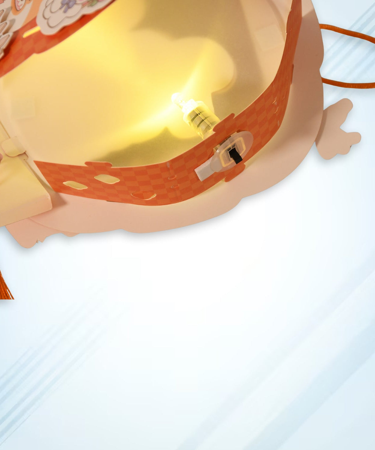 DIY Handmade Cartoon Paper Lanterns – Antique Hollow-Out LED Projection for Festival Decor