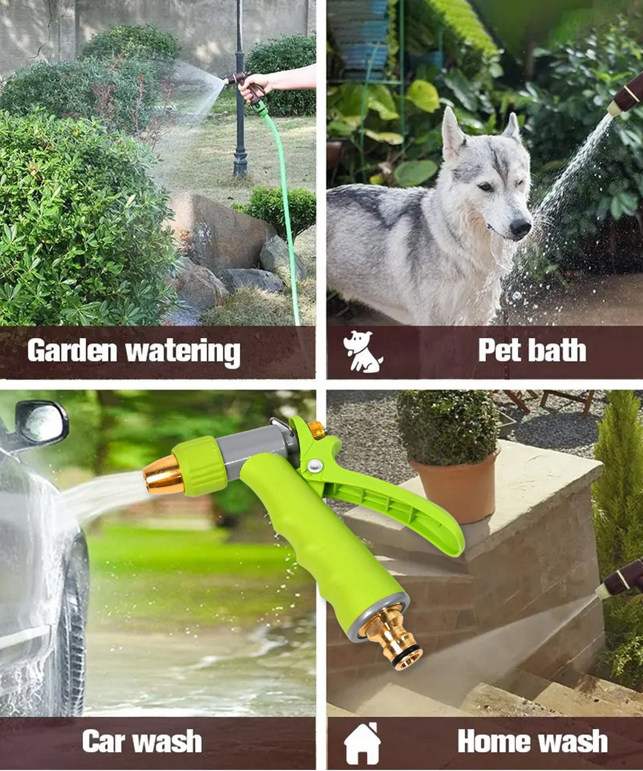 Zinc alloy spray nozzle