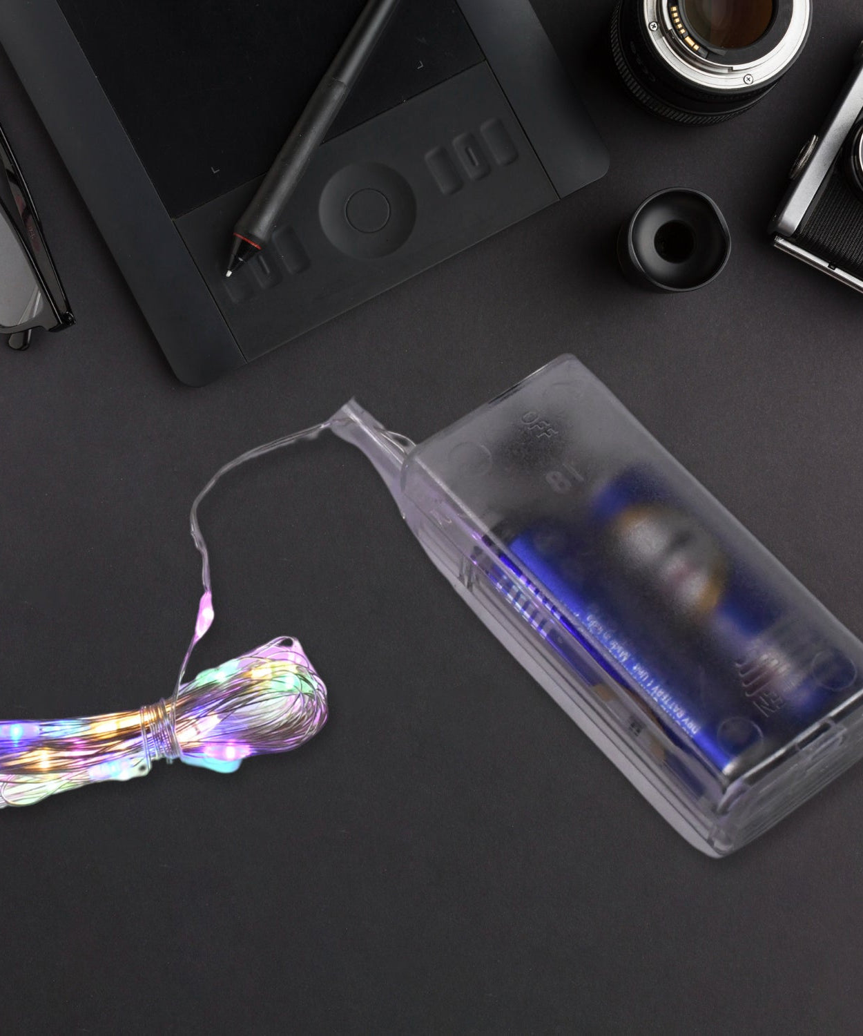 Multicolor 2AA Battery Powered, Copper Wire String Fairy Lights with 30 LEDs